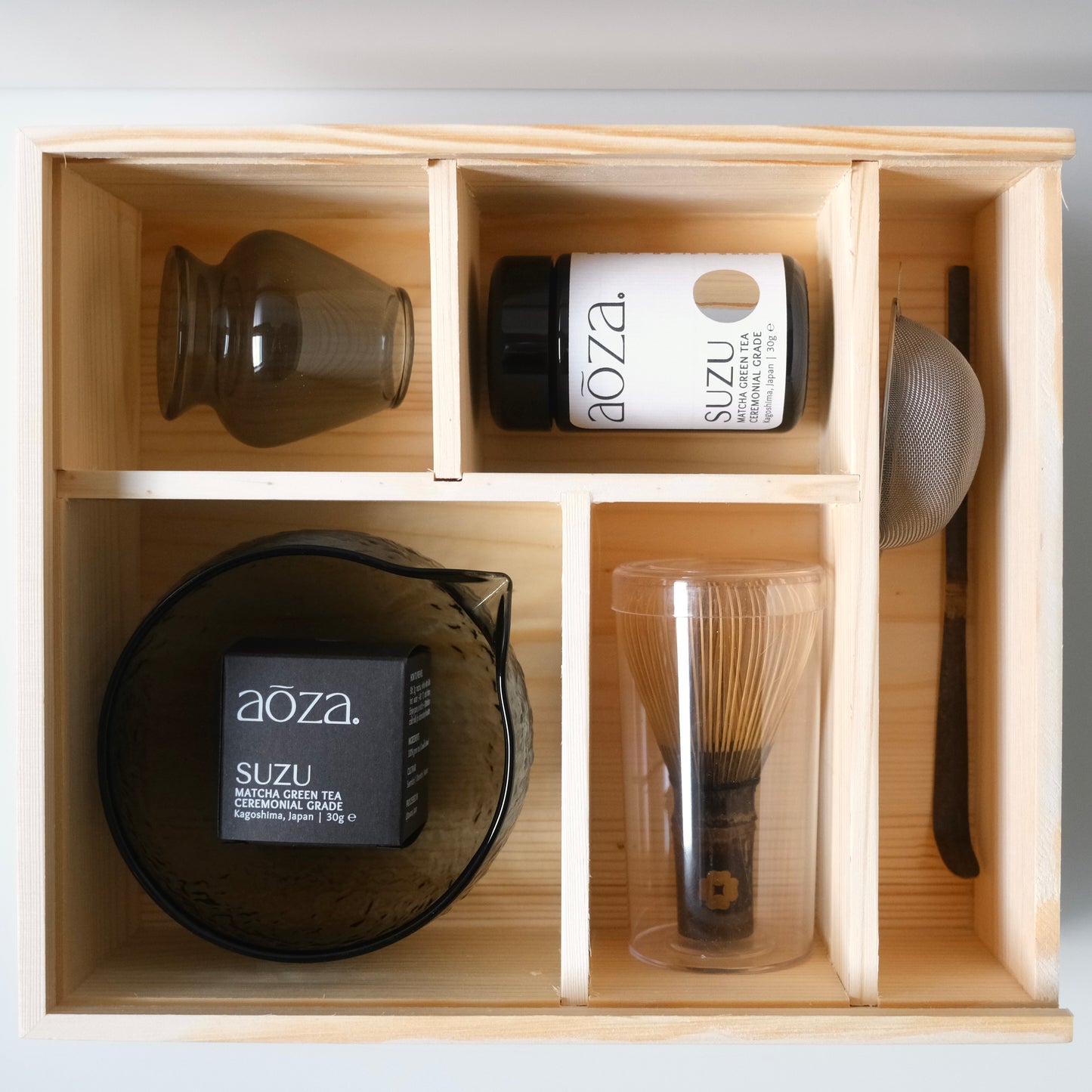 Luxury Matcha Gift Box – Complete Set (Jar + Refill + Tools)
