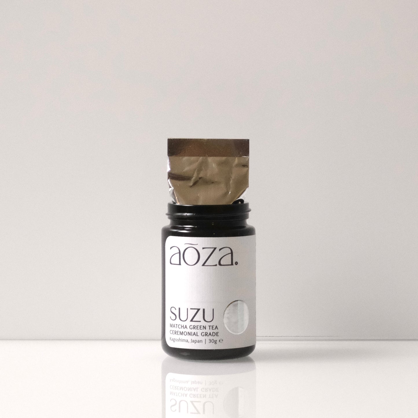 SUZU Ceremonial Matcha – 30g Glass Jar