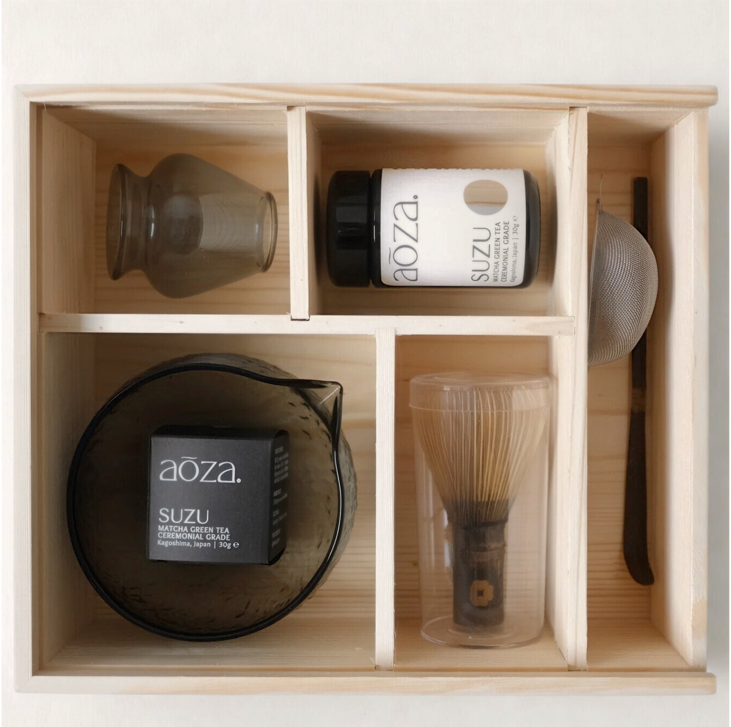 Luxury Matcha Gift Box – Complete Set (Jar + Refill + Tools)