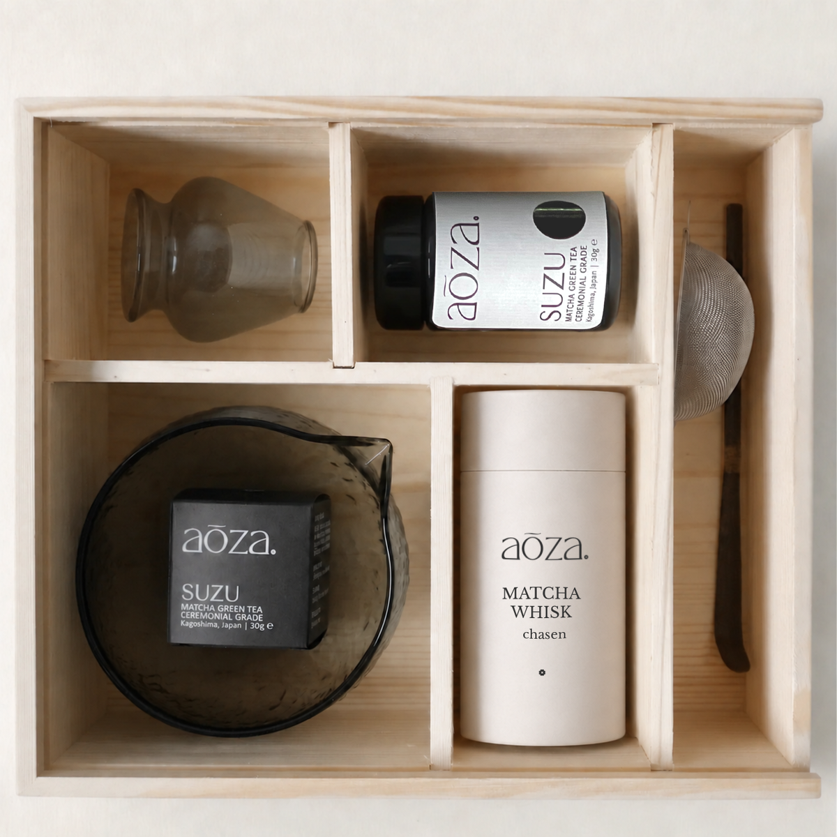 Luxury Matcha Gift Box – Complete Set (Jar + Refill + Tools)